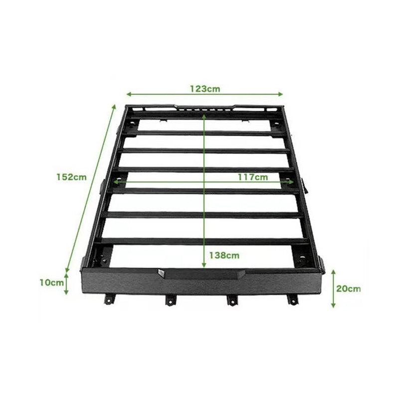 PRICE DROP!!! Aluminium Jimny Roof Rack - 3 door, Black