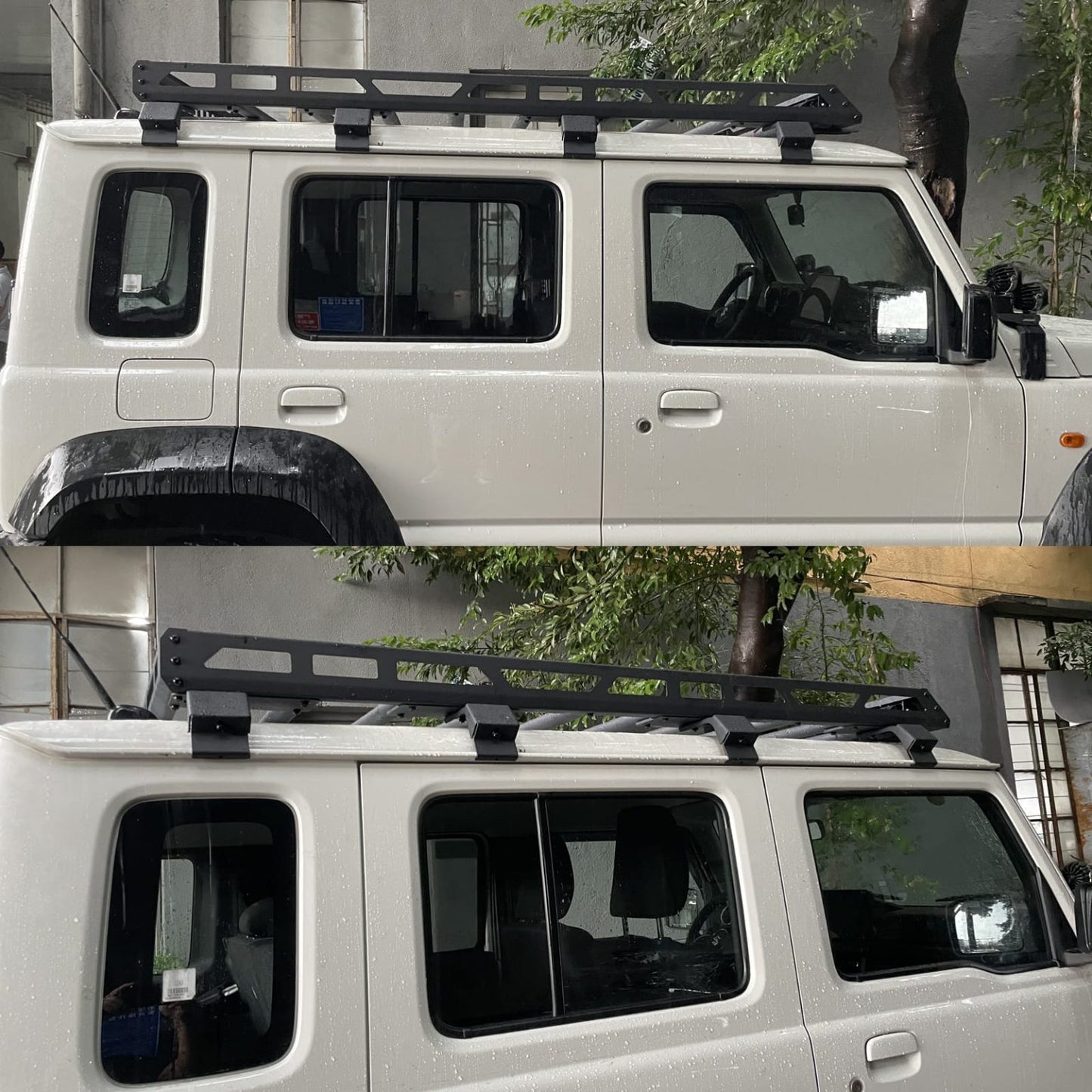 Aluminium Jimny Roof Rack - 5 door, Black