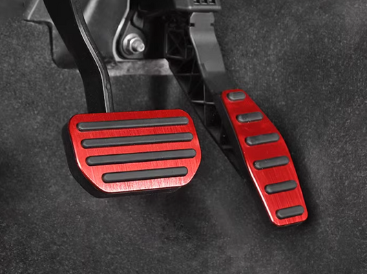 Jimny Pedal Cover Sets (Manual or Auto) - Red